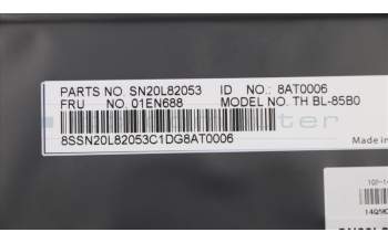 Lenovo 01EN688 NB_KYB Thorpe2 KBD,BE,CHY BL