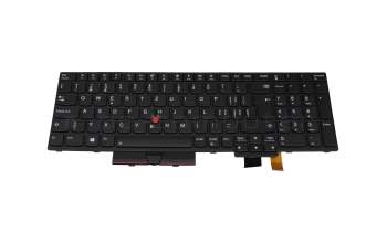 01ER609 original Lenovo clavier CH (suisse) noir/noir avec rétro-éclairage et mouse stick