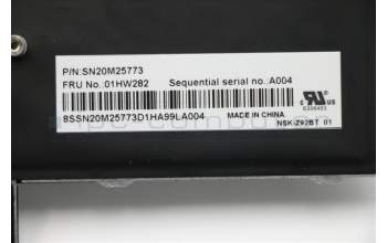 Lenovo 01HW282 NB_KYB Payton2Walter2 BL KBD,US,DFN