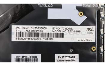 Lenovo 01HW589 NB_KYB Storm3,CHY,KB-BL,BK,IL