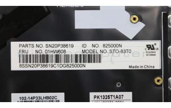 Lenovo 01HW608 NB_KYB Storm3,CHY,KB-BL,BK,TH