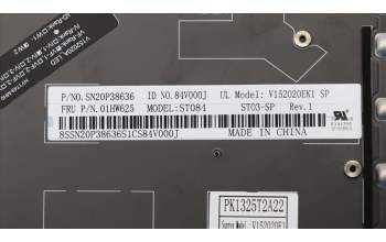 Lenovo 01HW625 NB_KYB Storm3,SRX,KB-BL,BK,ES