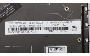 Lenovo 01HW640 NB_KYB Storm3,SRX,KB-BL,BK,SE