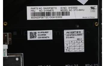 Lenovo 01HW670 NB_KYB Storm3,CHY,KB-BL,SV,HU