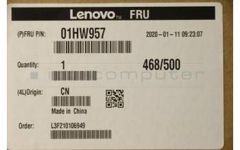 Lenovo MECH_ASM FRU KBD bezel ASM with FPR pour Lenovo ThinkPad X270 (20HN/20HM)
