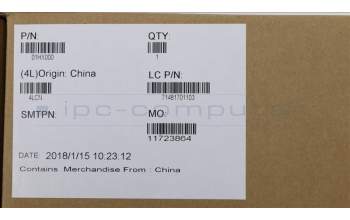 Lenovo 01HX000 COVER Base,BLK,plastic,ROW