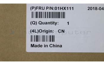 Lenovo 01HX111 NB_KYB Storm3,SRX,KB-BL,SV,FR