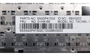 Lenovo 01HX160 NB_KYB TACHI2 CHY NBL-KB PT