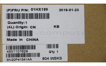 Lenovo 01HX199 KB SG-85540-2NA NO LTS-2 NBL L