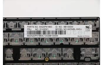 Lenovo 01HX321 NB_KYB Windu2 CHY NBL-KB RU