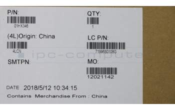 Lenovo 01HX346 NB_KYB Windu2 LTN NBL-KB BG