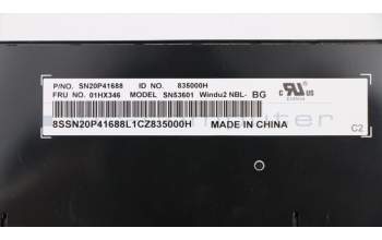 Lenovo 01HX346 NB_KYB Windu2 LTN NBL-KB BG