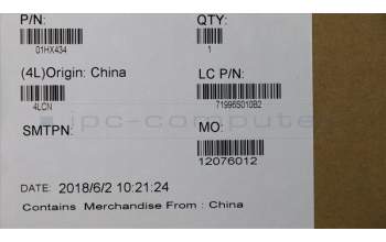 Lenovo 01HX434 NB_KYB Windu2 CHY BL-KB HU