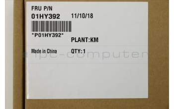 Lenovo 01HY392 COVER A cover BKASMNT chr w/W-ant/c-cab