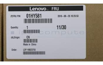 Lenovo 01HY581 COVER FRU LCD cover non wigig