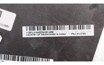 Lenovo 01LV164 COVER Rear cover,OLED,Silver