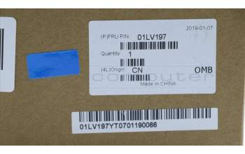 Lenovo 01LV197 COVER Rear cover,NAR,Graphite sheet,SLV