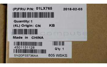 Lenovo 01LX765 NB_KYB FRU,Leia,LTN,KB,SE
