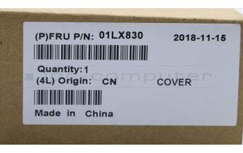 Lenovo 01LX830 MECH_ASM Ccover,BK,KBD USE,CBL,DFN-ZS