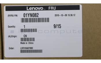 Lenovo 01YN082 Case LCD Bezel Sheet PF HD