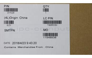 Lenovo 01YN328 Keyboard Internal,UK English,Silver