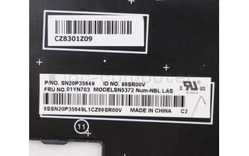 Lenovo 01YN703 NB_KYB FRU COMO NM,LTN,KB,SV,LAS