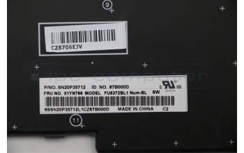 Lenovo 01YN766 NB_KYB FRU COMO NM,LTN,KB-BL,SV,CH