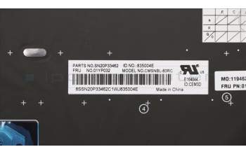 Lenovo 01YP032 NB_KYB FRU COMO SK,CHY,KB,BK,TW