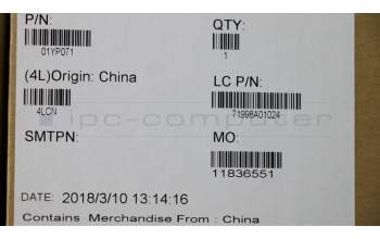 Lenovo 01YP071 NB_KYB FRU COMO SK,CHY,KB-BL,BK,KR