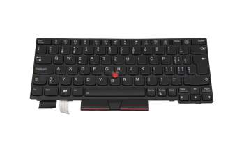01YP146 original Lenovo clavier CH (suisse) noir/noir avec rétro-éclairage et mouse stick