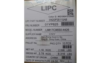 Lenovo 01YP825 NB_KYB FRU COMO SK,CHY,KB,SV,SE