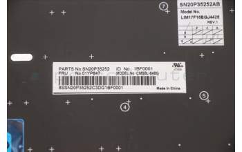 Lenovo 01YP847 NB_KYB FRU COMO SK,CHY,KB-BL,SV,BG
