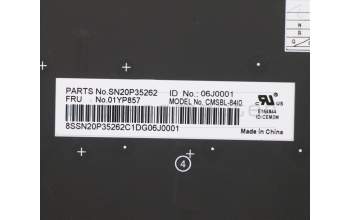 Lenovo 01YP857 NB_KYB FRU COMO SK,CHY,KB-BL,SV,IT