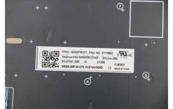 Lenovo 01YP882 NB_KYB FRU COMO SK,LTN,KB,SV,CFR