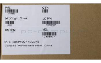 Lenovo 01YR559 MECH_ASM GRP_KBD_Bzl_CH,FPR,BK,CHY