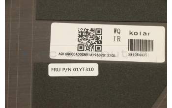 Lenovo 01YT310 COVER COVER,A-Cover,WQ,LGD,IR CAM,BLK