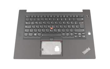 01YU774 original Lenovo clavier incl. topcase DE (allemand) noir/noir avec rétro-éclairage et mouse stick