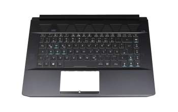 025.901I1.0001 original Acer clavier incl. topcase DE (allemand) noir/transparent/noir avec rétro-éclairage