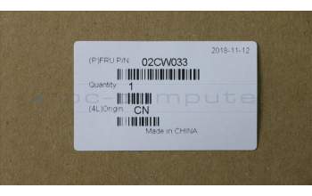 Lenovo 02CW033 MECH_ASM ASSY Bezel Grey IR AIO730s