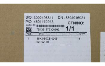 Lenovo 02CW170 MECH_ASM Top Light,RGB,C530,WST