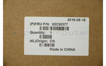 Lenovo 02CW377 HEATSINK M2SSD 2242 HEATSINK