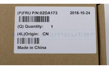 Lenovo 02DA173 TOUCH ASSY FHD LB IVO FOR W O