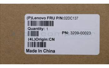 Lenovo 02DC137 MECH_ASM MB AcoverMagnet Graphite sheet
