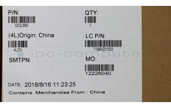 Lenovo 02DL683 COVER C cover assy Texture No FPR