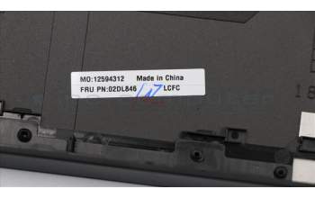Lenovo 02DL846 COVER A COVER SUB ASSY BK