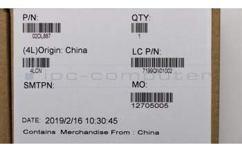 Lenovo 02DL887 MECH_ASM E490s Finger Print Kit Silver