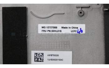 Lenovo 02HL016 MECH_ASM C-Cover,BLK