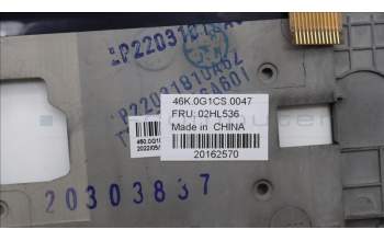 Lenovo 02HL536 MECH_ASM WW CCover+SWE/FIN ASM,BK<CHY>