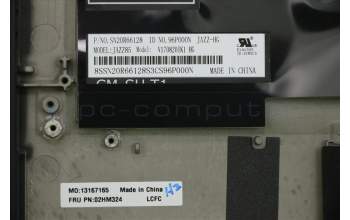 Lenovo 02HM324 MECH_ASM Ccov,HUN,BLKBD,FPR,BK,SRX