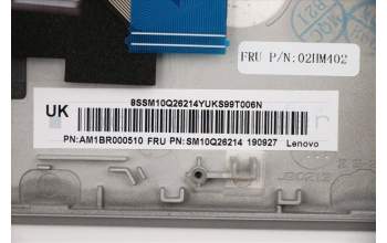 Lenovo 02HM402 Jazz-1 FRU C-Cover ASM LA Spanish w/ Bac